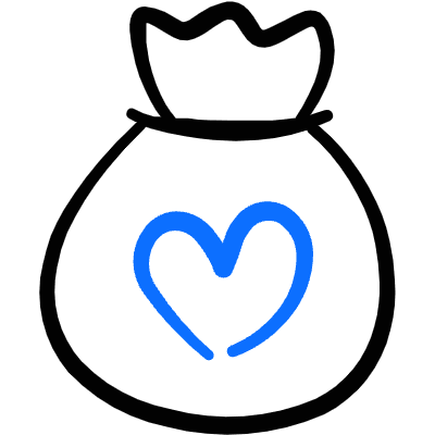 Donation Charity Donate Bag 1 Icon from Freehand Duotone Set