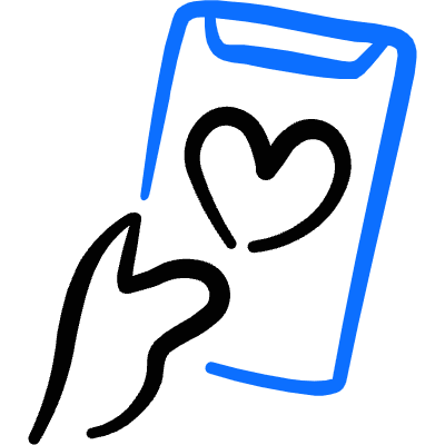 Donation Charity Online Donate Icon from Freehand Duotone Set