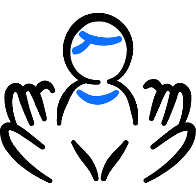 Donation Charity People Care Man Icon from Freehand Duotone Set