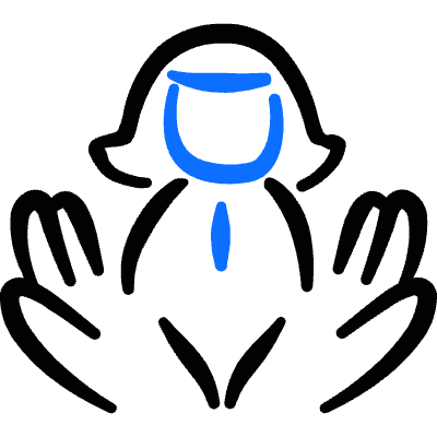 Donation Charity People Care Woman Icon from Freehand Duotone Set