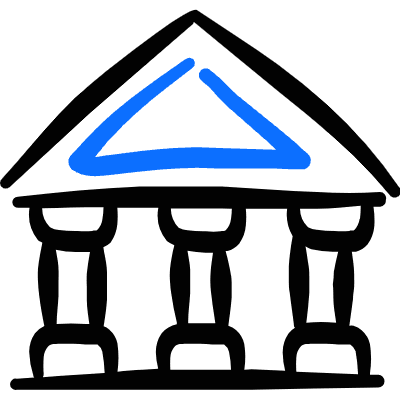 Saving Bank Icon from Freehand Duotone Set