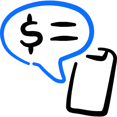 Modern Payment Mobile Transaction Message Icon from Freehand Duotone Set