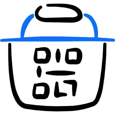 Modern Payment Qr Basket Icon from Freehand Duotone Set