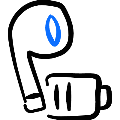 Earpods Battery Medium Icon from Freehand Duotone Set