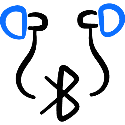 Earpods Bluetooth Icon from Freehand Duotone Set