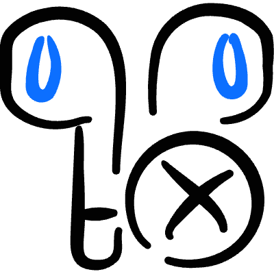 Earpods Remove Icon from Freehand Duotone Set