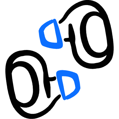 Earpods True Wireless Icon from Freehand Duotone Set