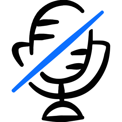 Microphone Off Icon from Freehand Duotone Set