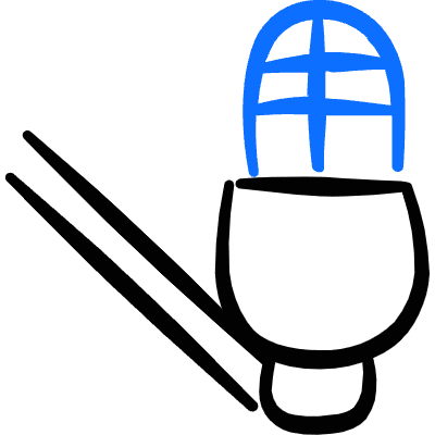 Microphone Podcast 1 Icon from Freehand Duotone Set