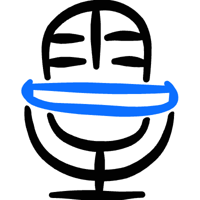 Microphone Podcast Icon from Freehand Duotone Set