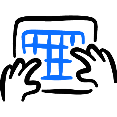 Modern Music Touchpad 2 Icon from Freehand Duotone Set