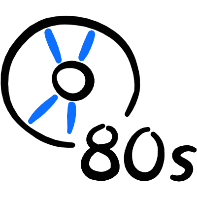 Music Genre 80s Icon from Freehand Duotone Set