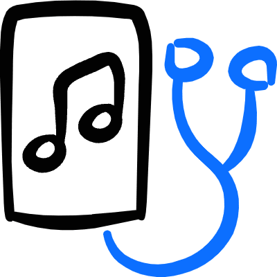 Music Genre Healing Icon from Freehand Duotone Set