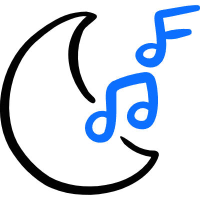 Music Genre Sleeping Icon from Freehand Duotone Set