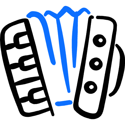 Instrument Accordian 1 Icon from Freehand Duotone Set