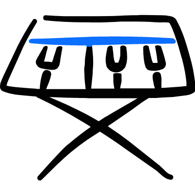 Instrument Electronic Keyboard Icon from Freehand Duotone Set