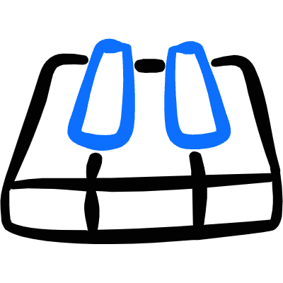 Instrument Piano Keys Icon from Freehand Duotone Set