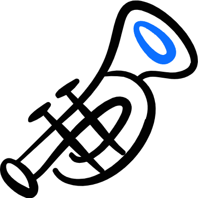 Instrument Trumpet 1 Icon from Freehand Duotone Set