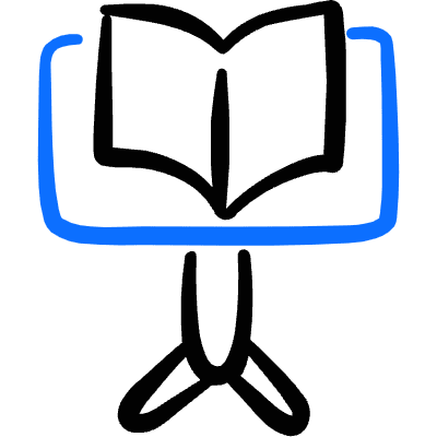 Music Book Note Icon from Freehand Duotone Set