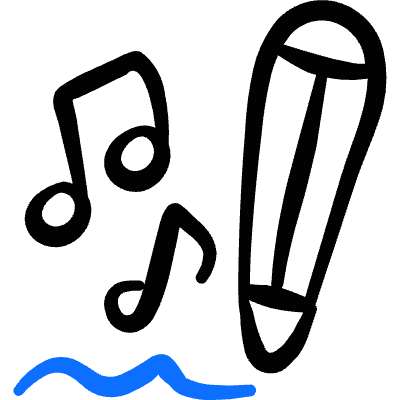 Music Compose Icon from Freehand Duotone Set