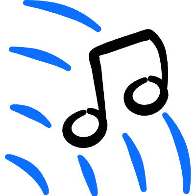 Music Note Signal 2 Icon from Freehand Duotone Set