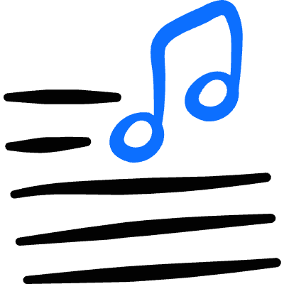 Playlist Songs 1 Icon from Freehand Duotone Set