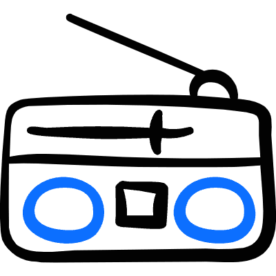 Radio Antenna 2 Icon from Freehand Duotone Set