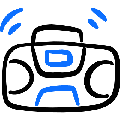 Radio Stereo 1 Icon from Freehand Duotone Set