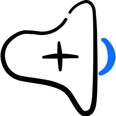 Volume Control Up Icon from Freehand Duotone Set