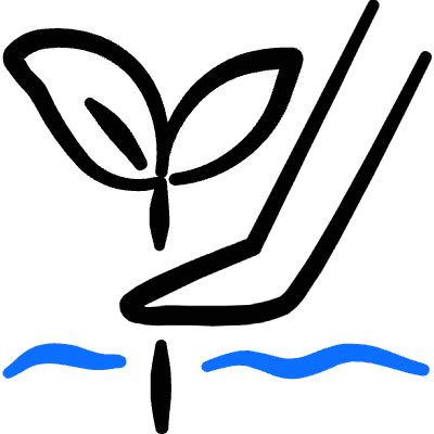 Aquascaping Tweezer Planting Icon from Freehand Duotone Set