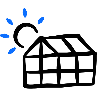 Farming Barn Sun Icon from Freehand Duotone Set