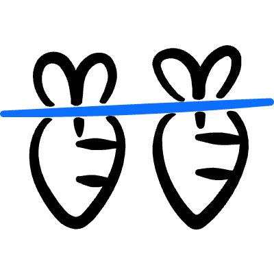 Farming Crop Carrot Icon from Freehand Duotone Set