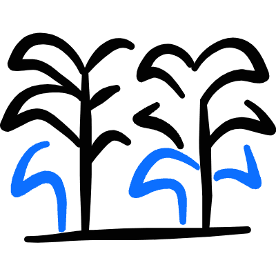 Farming Crops Field 1 Icon from Freehand Duotone Set