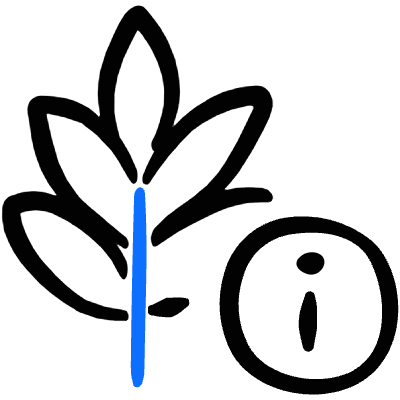 Farming Plant Info Icon from Freehand Duotone Set