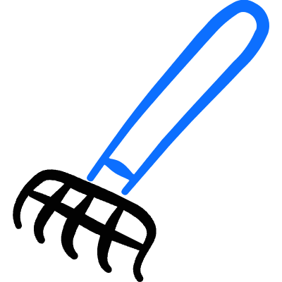 Gardening Cultivator Icon from Freehand Duotone Set