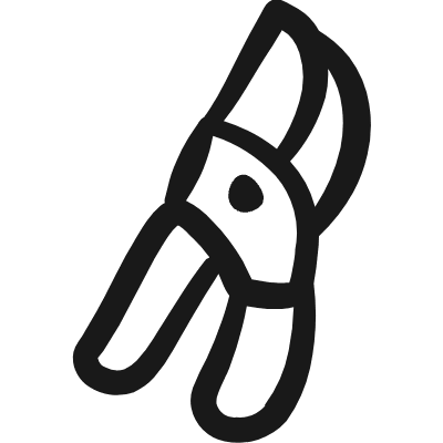 Gardening Scissors Icon from Freehand Duotone Set