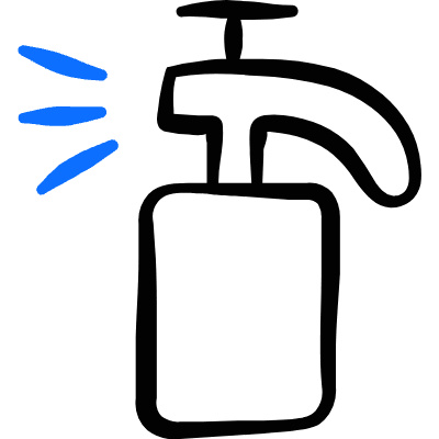 Gardening Sprinkle Bottle Icon from Freehand Duotone Set