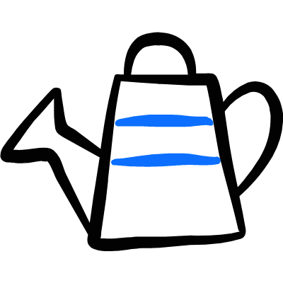 Gardening Watering Can Icon from Freehand Duotone Set