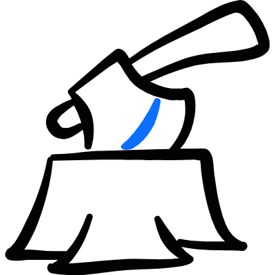 Trees Chop Stump Axe Icon from Freehand Duotone Set