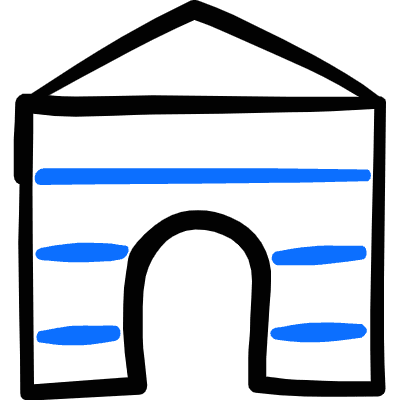 Camping Shelter Icon from Freehand Duotone Set