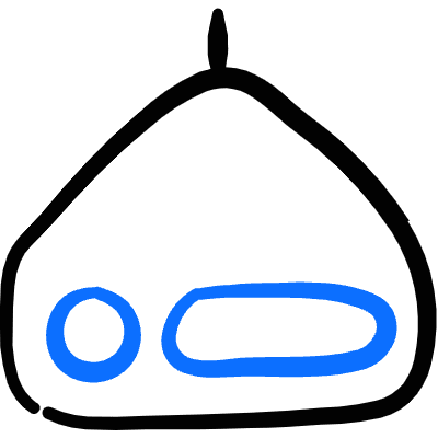 Camping Tent Sleep Icon from Freehand Duotone Set