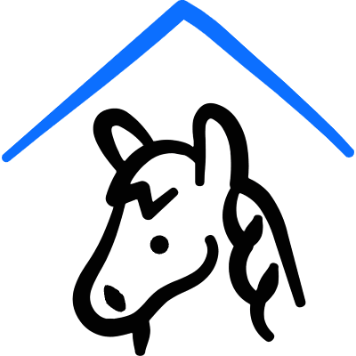 Outdoors Horse House 1 Icon from Freehand Duotone Set