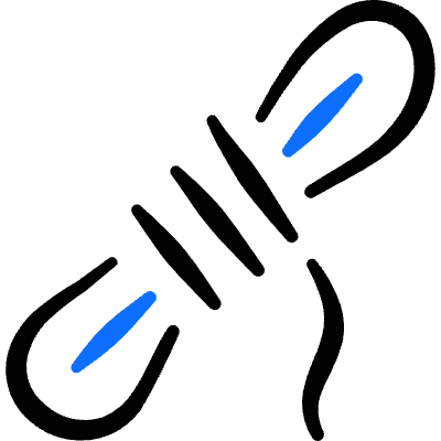 Outdoors Rope Icon from Freehand Duotone Set