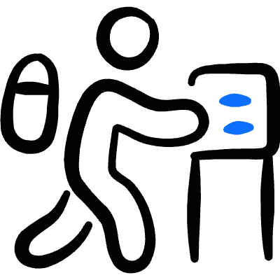 Trekking Goal Icon from Freehand Duotone Set