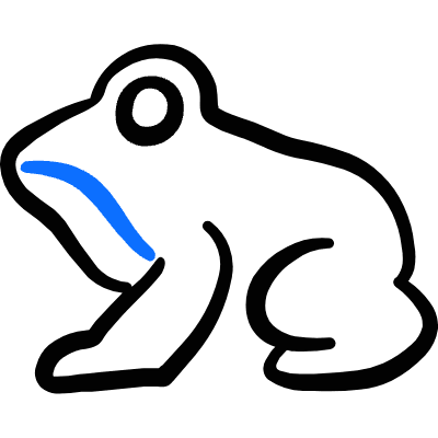 Amphibian Frog Body Icon from Freehand Duotone Set