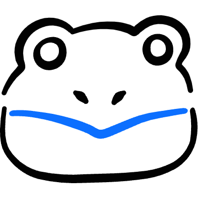 Amphibian Frog Head Icon from Freehand Duotone Set