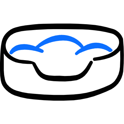 Cat Bed Icon from Freehand Duotone Set