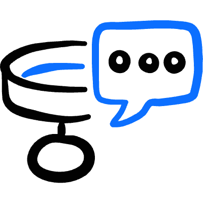Dog Collar Speech Icon from Freehand Duotone Set