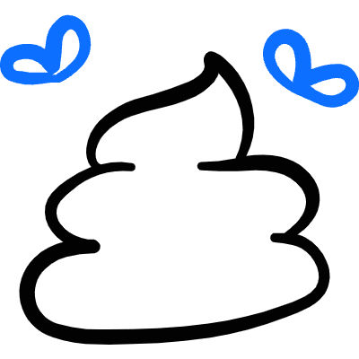 Dog Poop Icon from Freehand Duotone Set