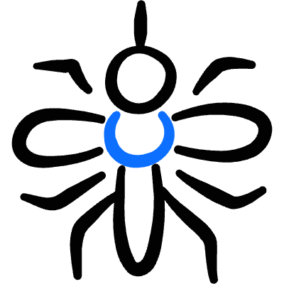 Flying Insect Mosquito Icon from Freehand Duotone Set